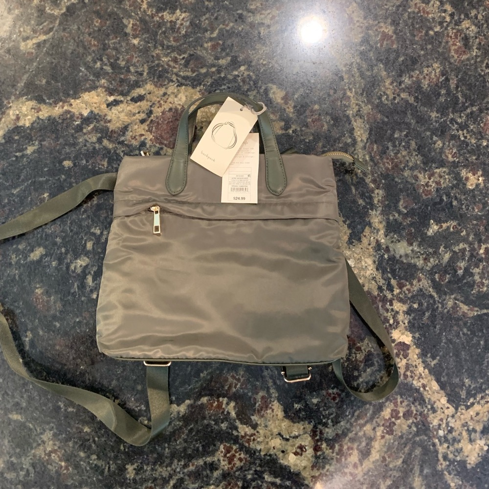 A New Day olive backpack crossbody Target brand new